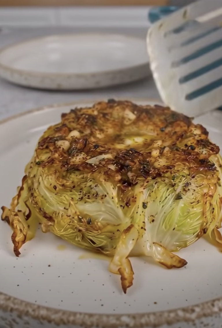 Whole Roasted Cabbage – Easy, Tender, and Flavorful Oven Recipe