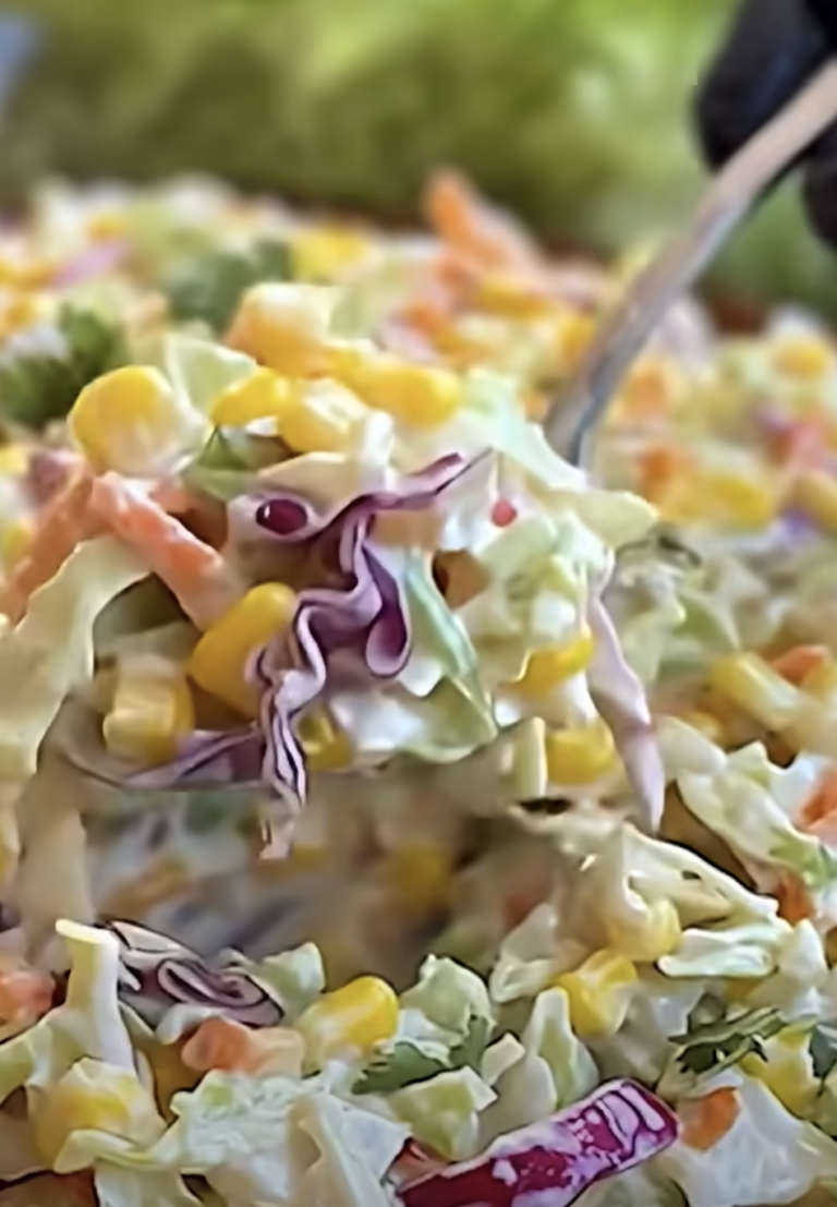 Creamy Corn Coleslaw – Easy, Crunchy, and Refreshing Salad Recipe