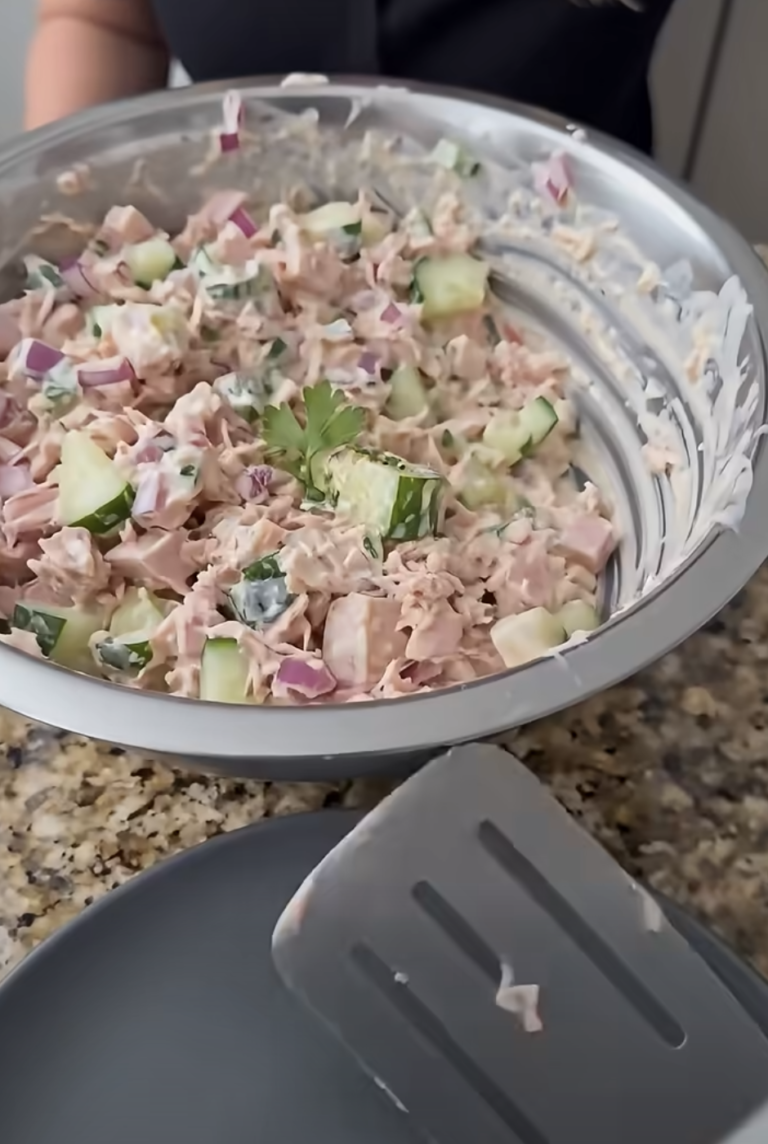 High Protein Creamy Tuna Cucumber Salad – Easy, Fresh & Healthy Recipe