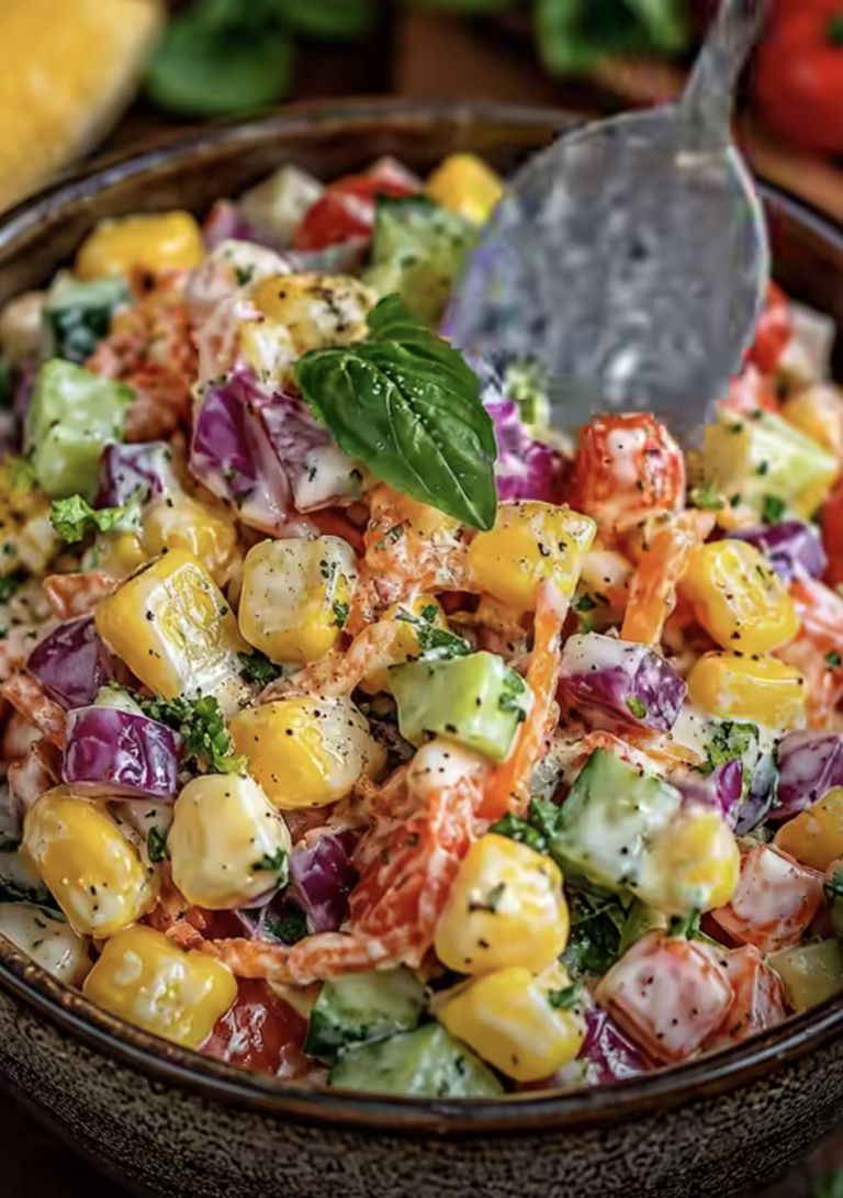 Creamy Corn & Cucumber Salad: Easy, Fresh, and Delicious Summer Side Dish