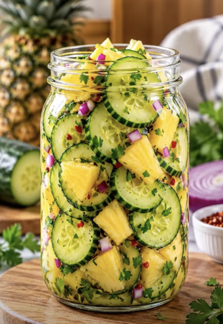 Pineapple Cucumber Salad – Fresh, Sweet & Refreshing Summer Recipe