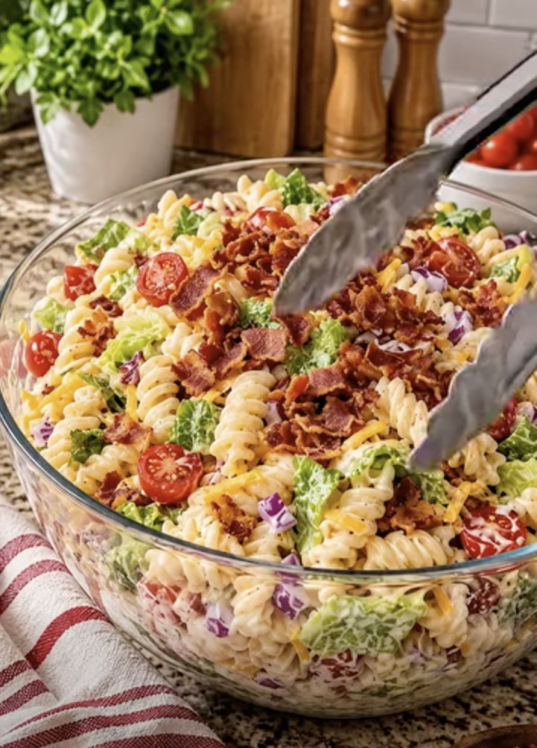 Creamy BLT Pasta Salad – Easy, Delicious, and Perfect for Summer