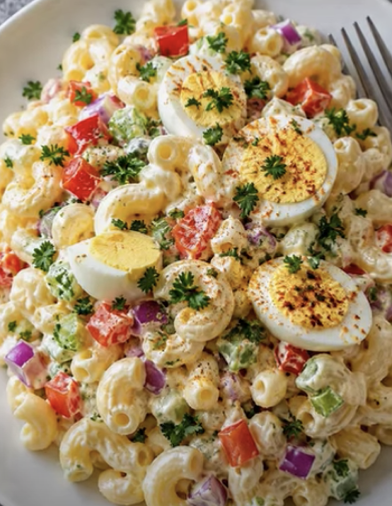 Classic Macaroni Salad with Creamy Mayo Dressing – Easy Homemade Recipe