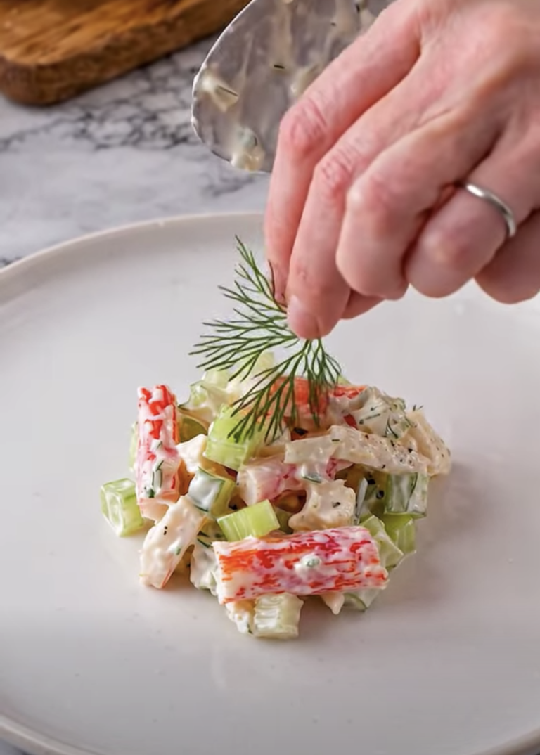 Creamy Seafood Salad – Easy Shrimp and Crab Salad Recipe