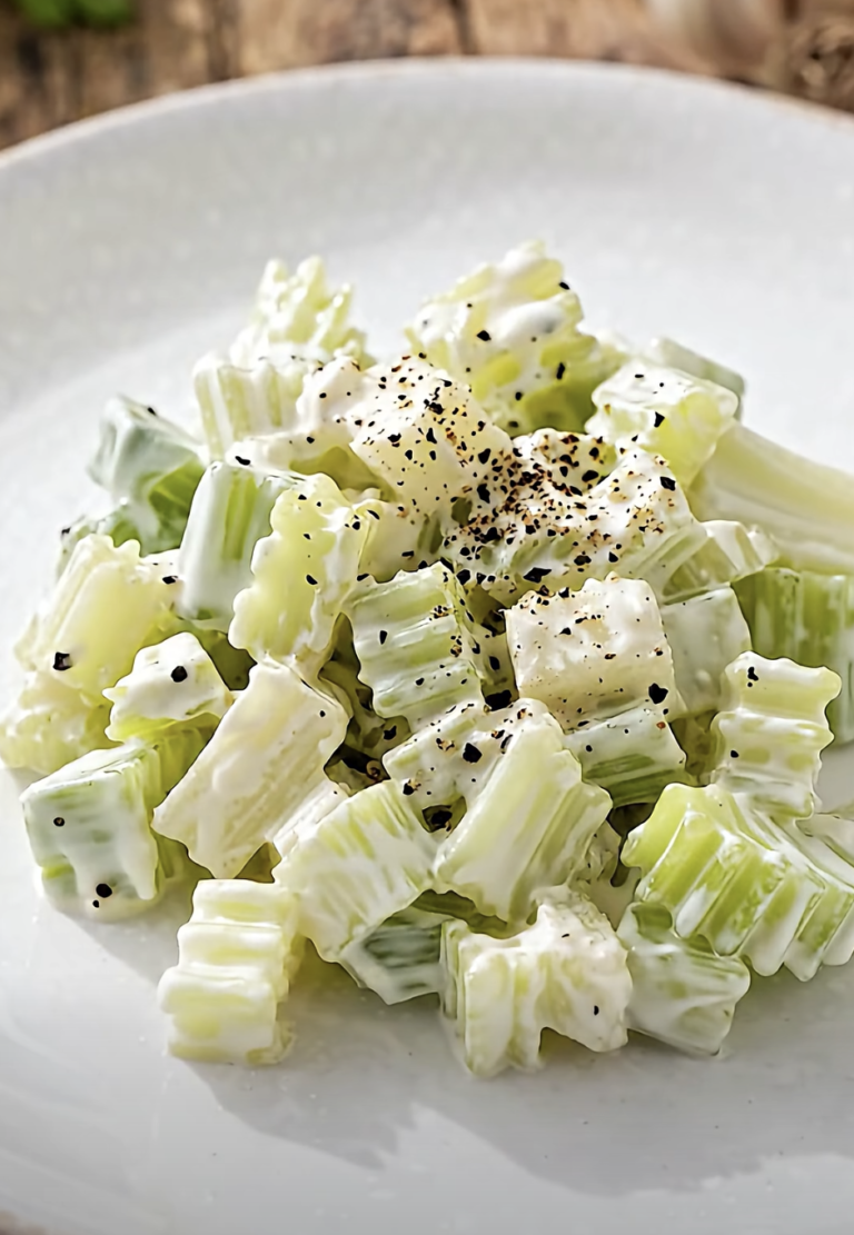 Creamy Celery Salad – Crunchy, Creamy & Surprisingly Refreshing