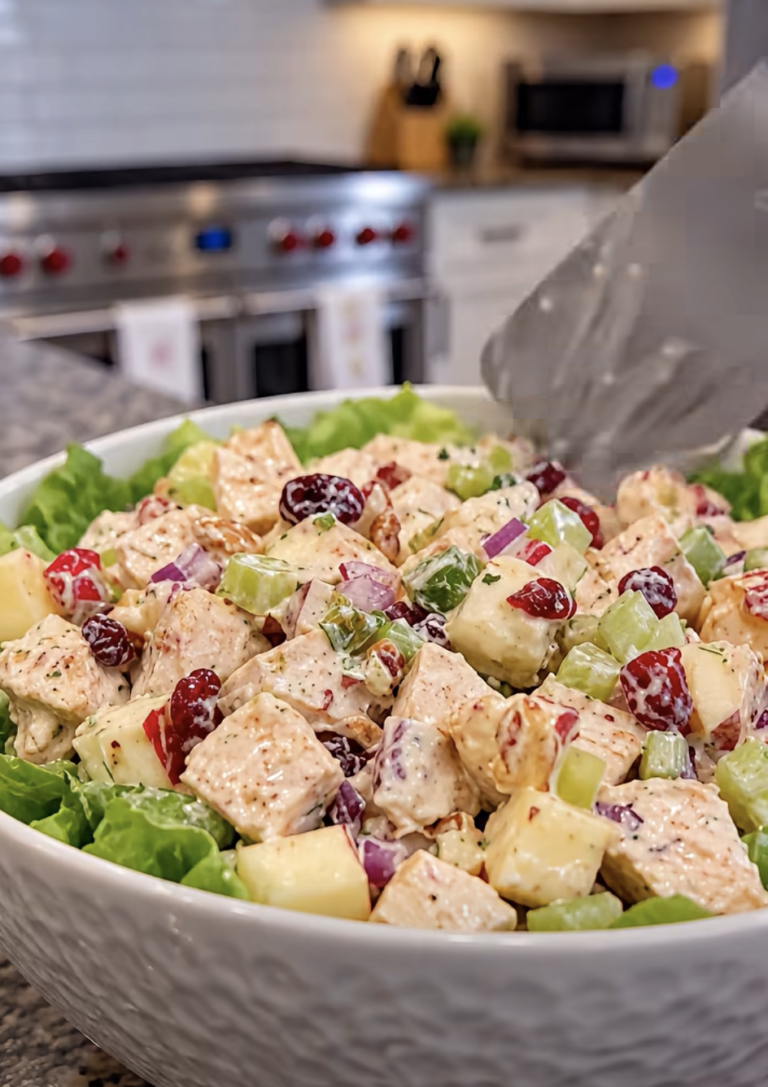 Creamy Chicken Apple Cranberry Salad – Easy, Fresh, and Delicious Recipe