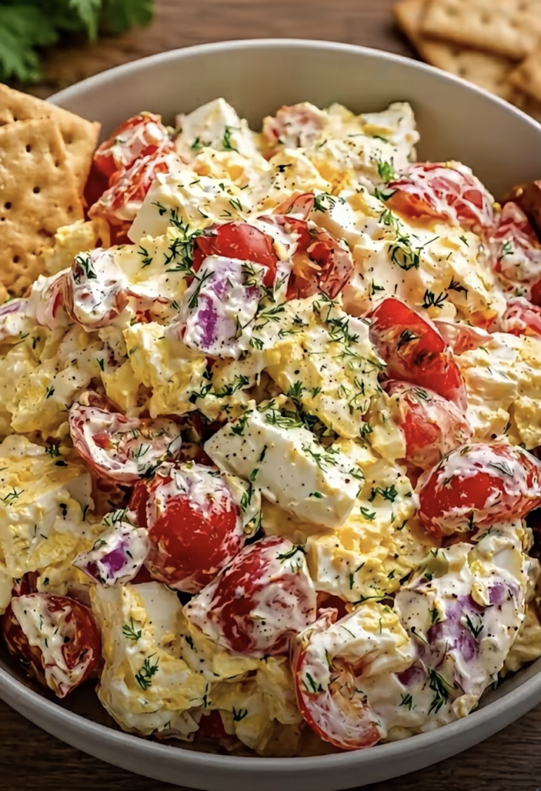 Georgia Tomato Egg Cracker Salad – Creamy Southern-Style Recipe
