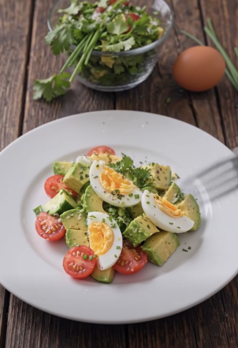 Avocado Egg Spinach Tomato Salad – Fresh, Healthy, and Easy to Make