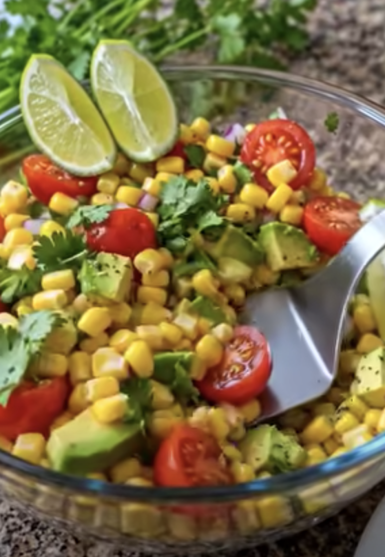 Creamy Avocado Corn Salad – Easy, Fresh, and Delicious Summer Side Dish