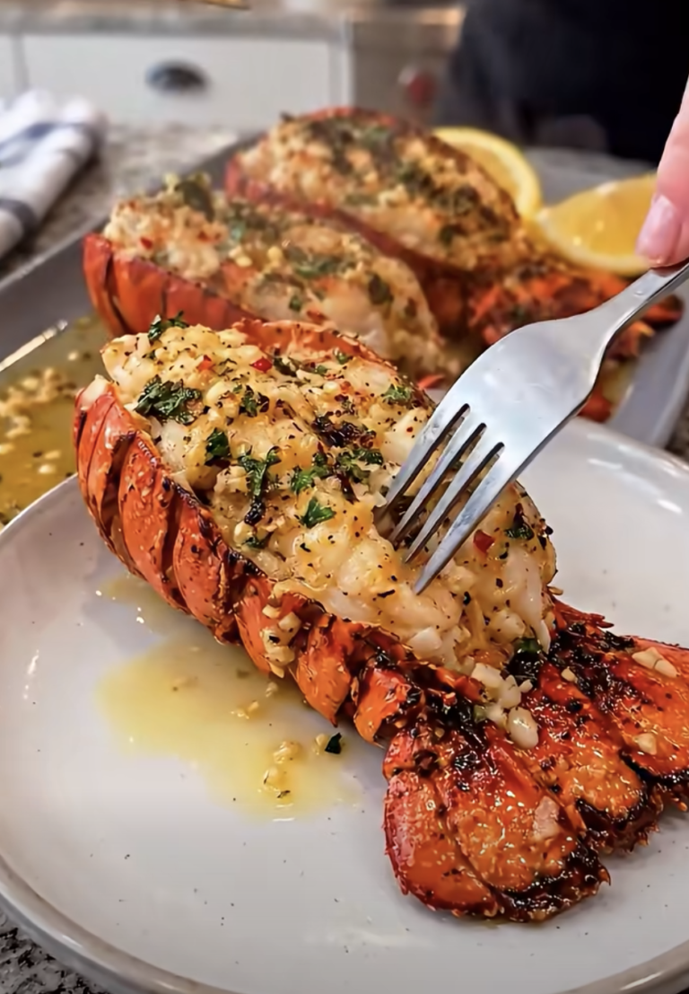 Grilled Lobster Tails with Garlic Butter Sauce – Easy Restaurant-Style Seafood Dinner