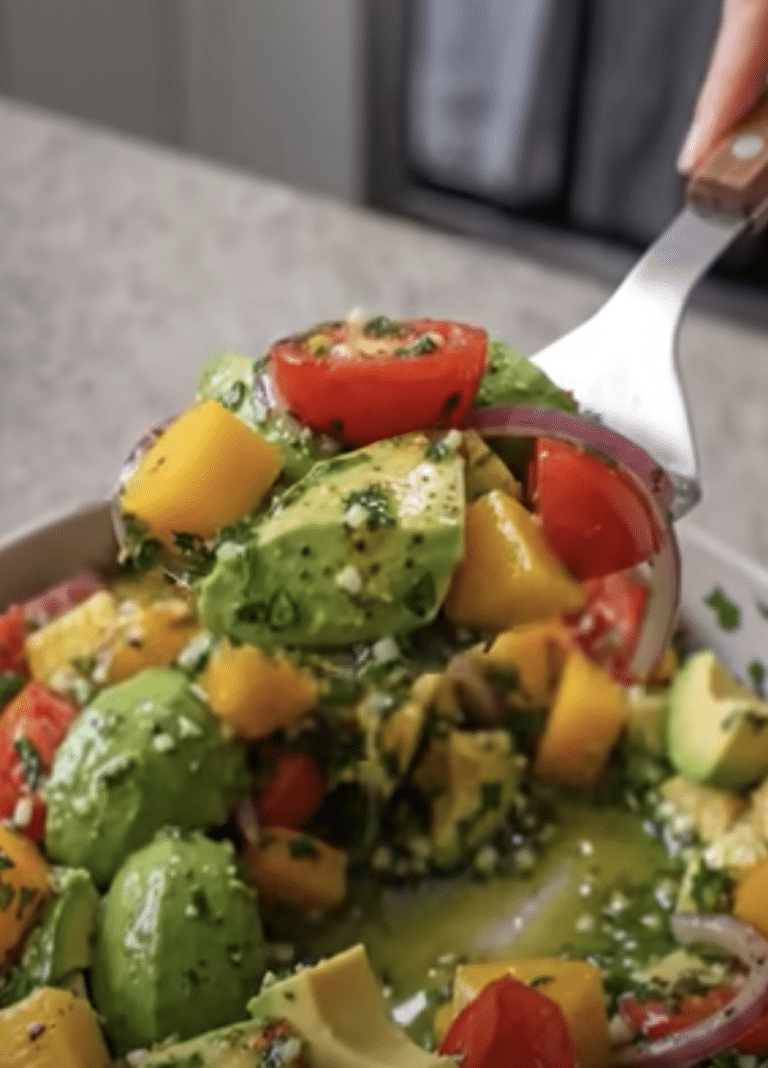 Irresistible Avocado Tomato Salad with Zesty Lemon-Lime Dressing