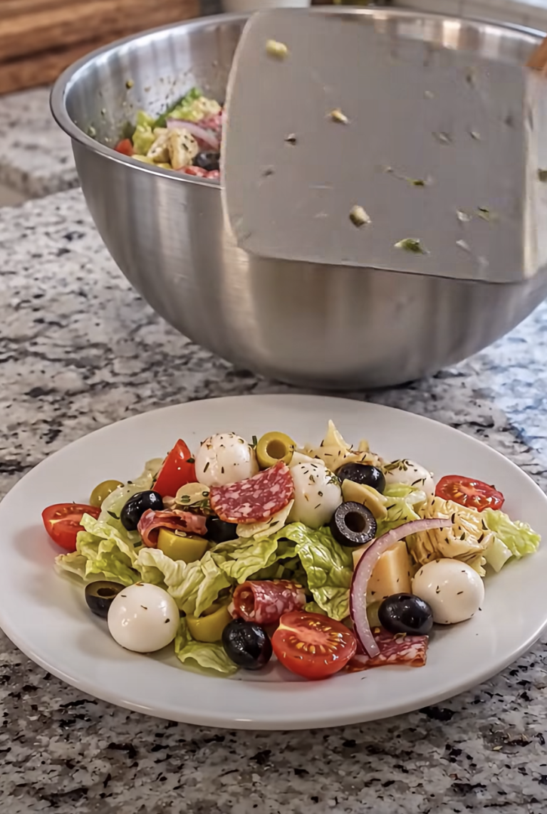 Bold Zesty Italian Chopped Salad – Fresh, Crunchy, and Easy Recipe