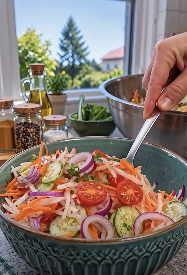 Crunchy Thai-Style Pickled Vegetable Salad: Fresh, Tangy, and Easy Recipe